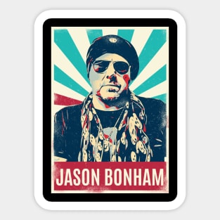 Vintage Retro  Jason Bonham Sticker